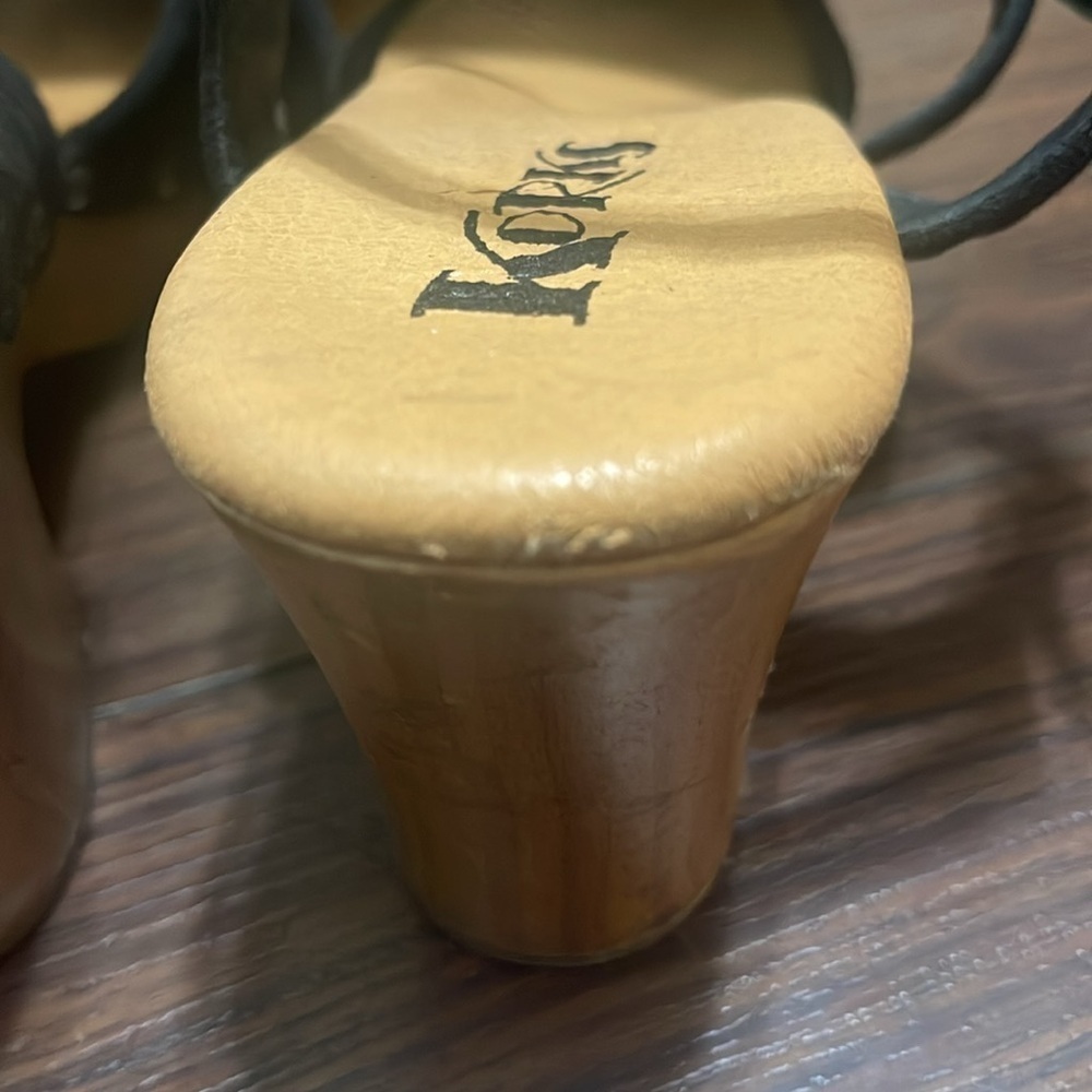 Korks Abloom heels size 10 in Black - Picture 9 of 12